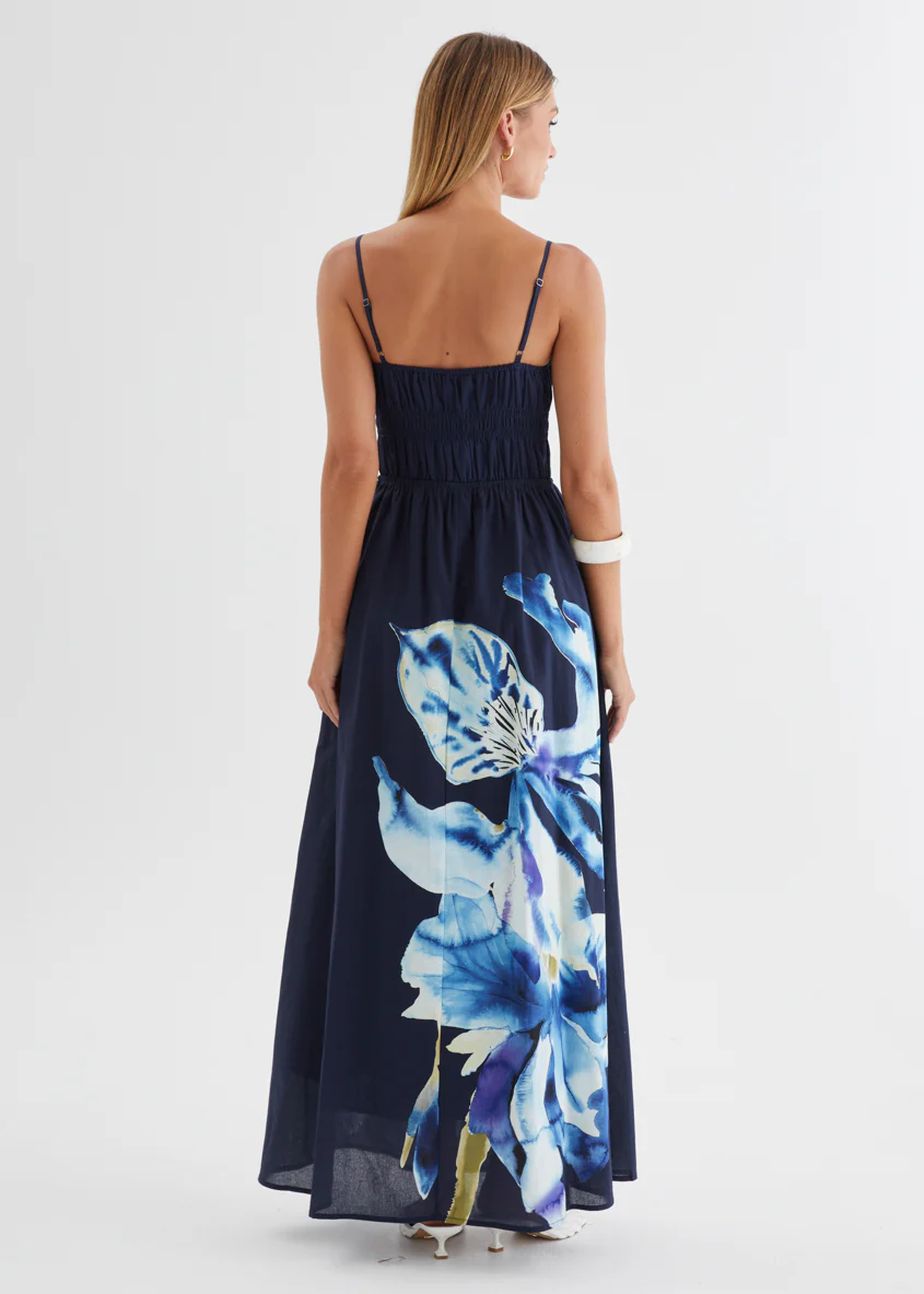 Marlie Maxi Dress - Navy Bloom - Image 8