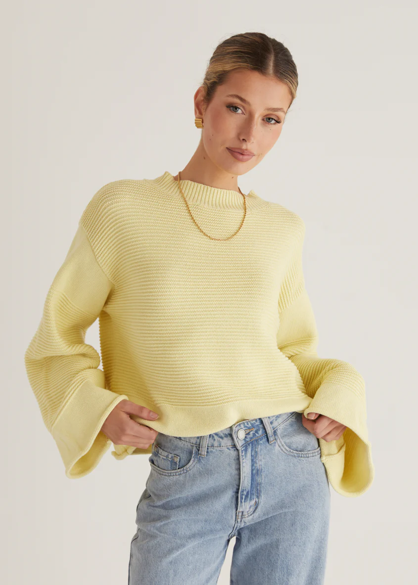 Marsielle Sweater - Lemon - Image 11