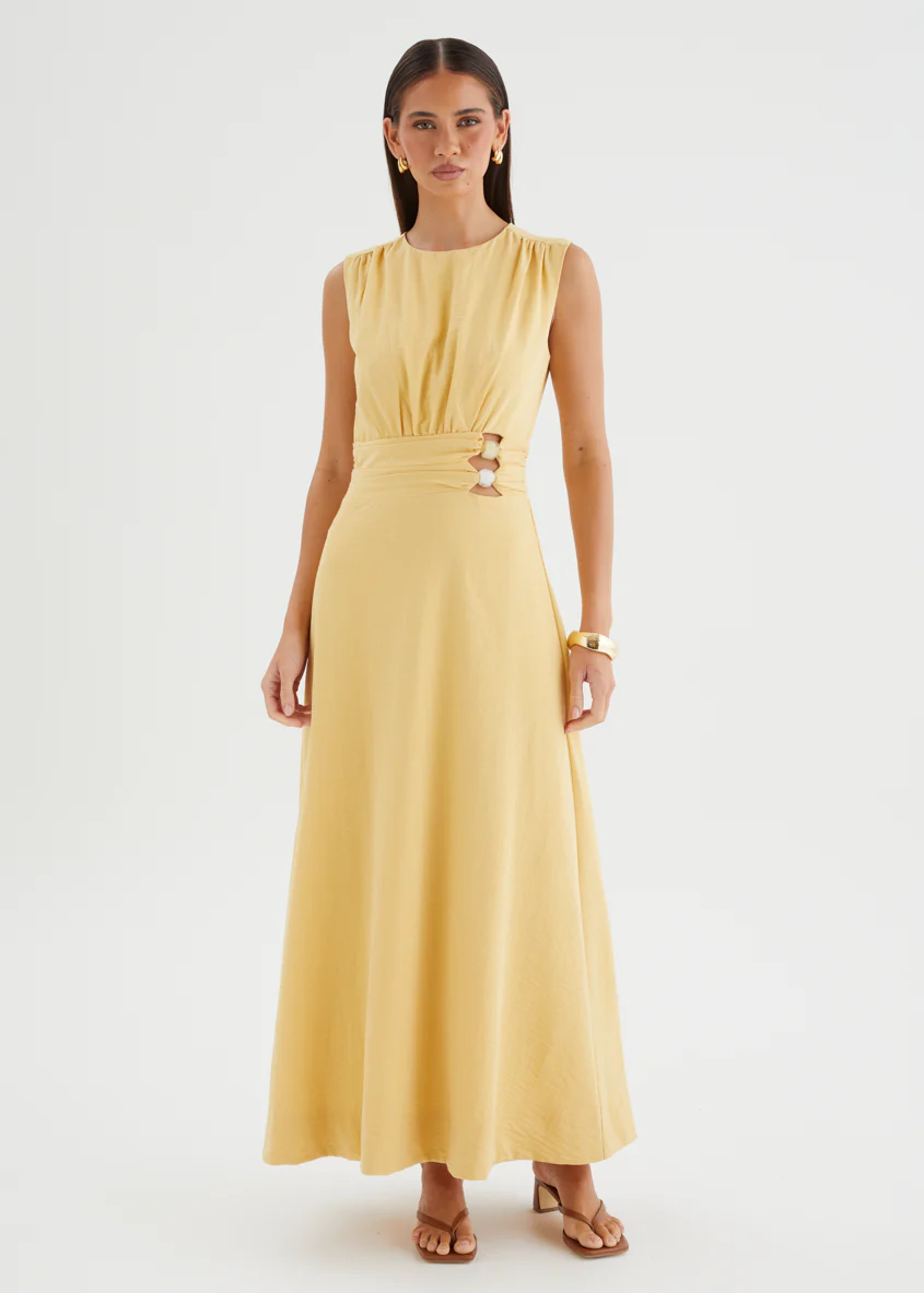 Martha Maxi Dress - Mustard - Image 5