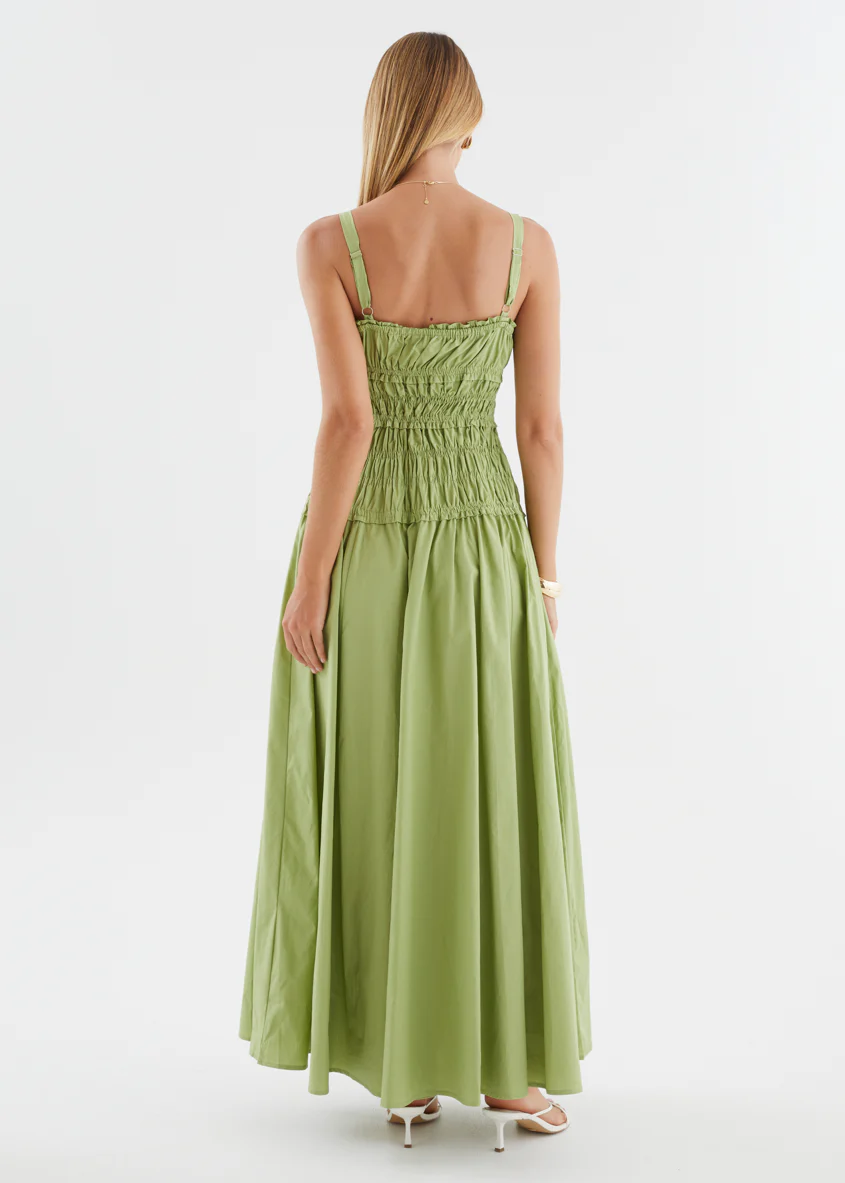 Melyssa Maxi Dress - Matcha - Image 8