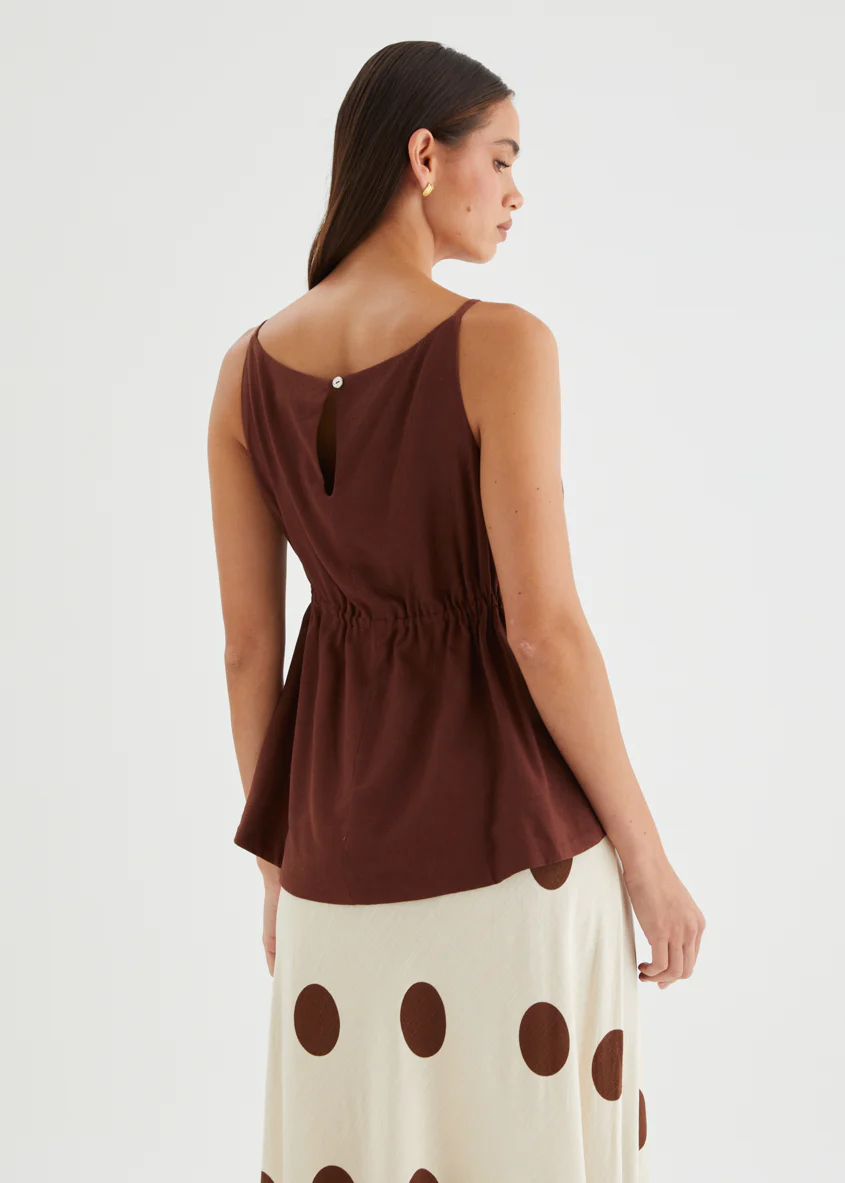 Mikkeli Top - Chocolate - Image 6