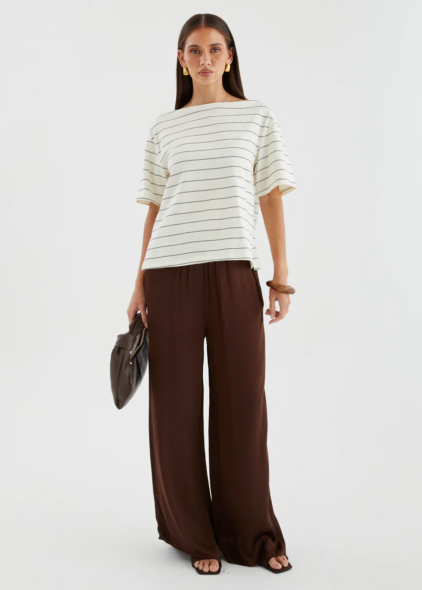 Milos Top - Cream Stripe - Image 3