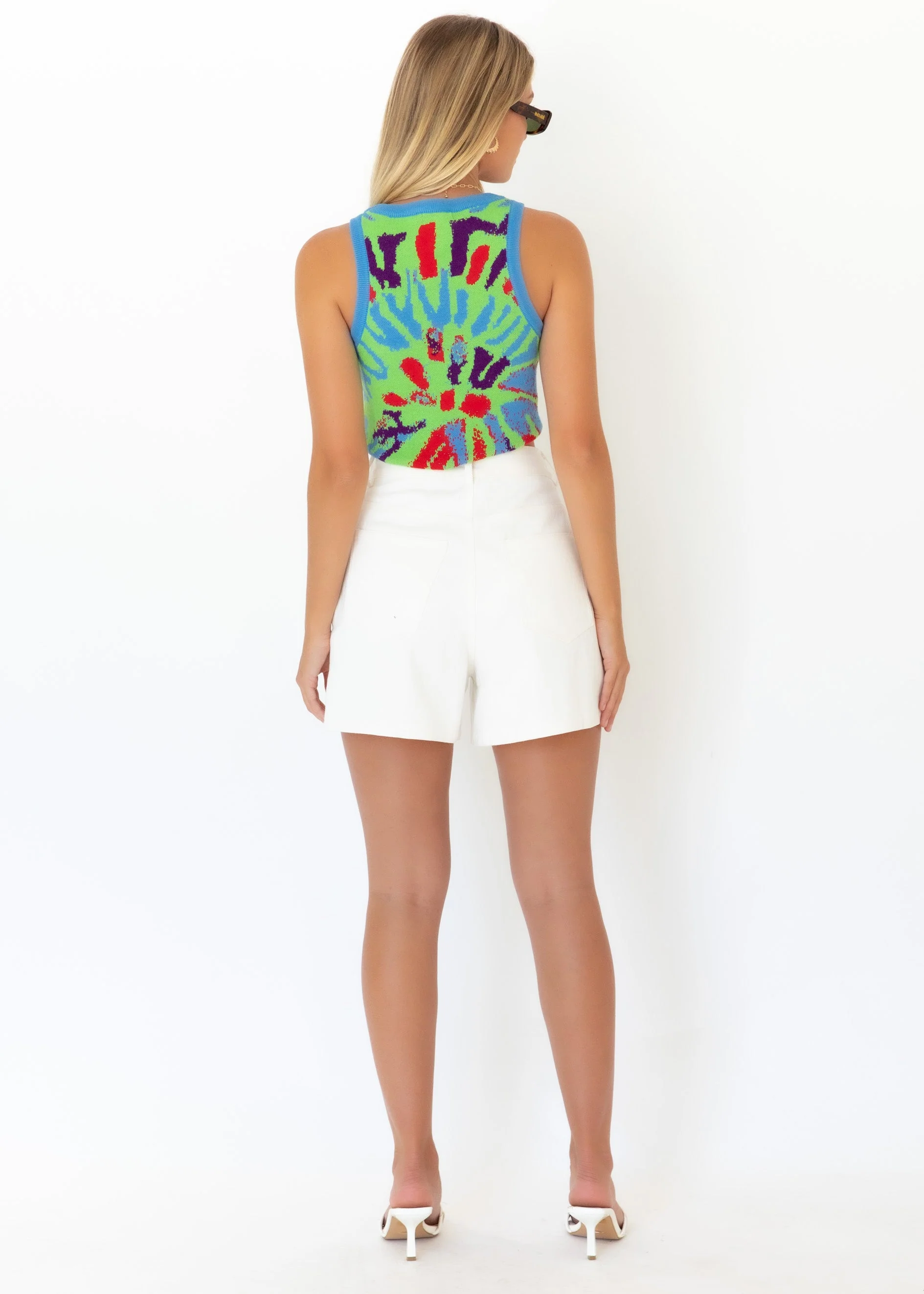 Momentary Muse Knit Top - Green Splash - Image 6