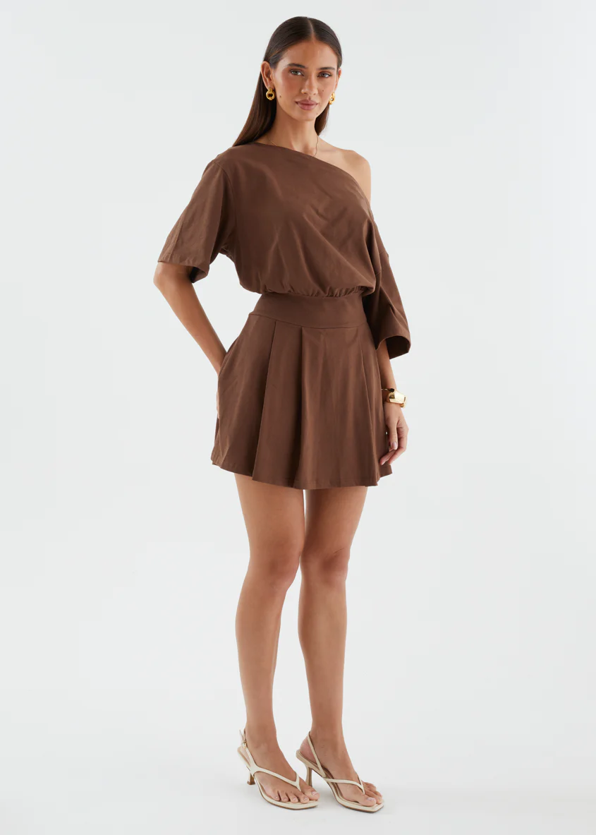 Myley Dress - Chocolate - Image 7