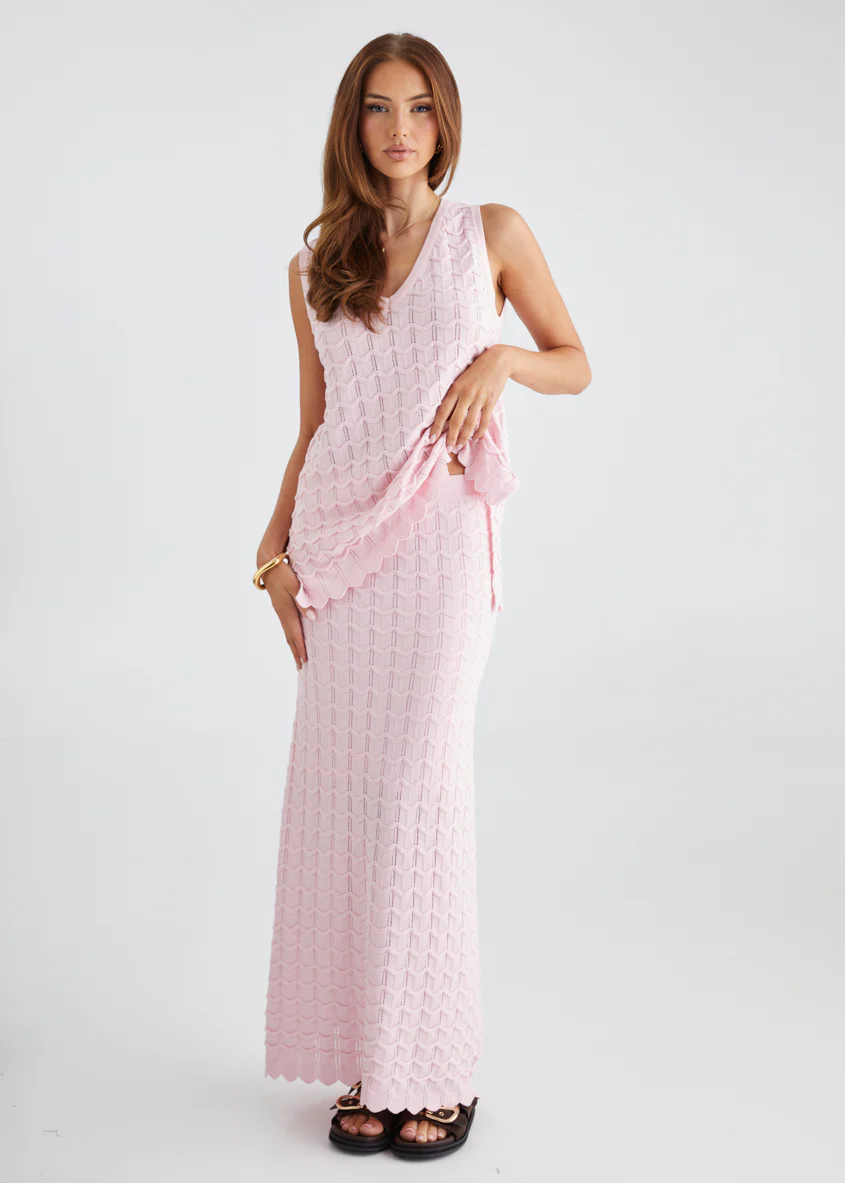 Nerida Knit Top - Pink - Image 4