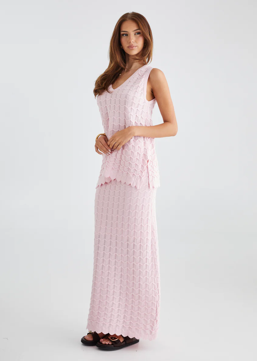 Nerida Knit Top - Pink - Image 6