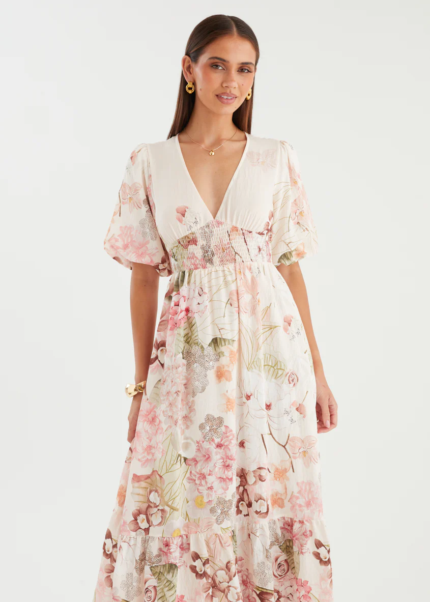 Nialla Maxi Dress - Botanical Blush - Image 3
