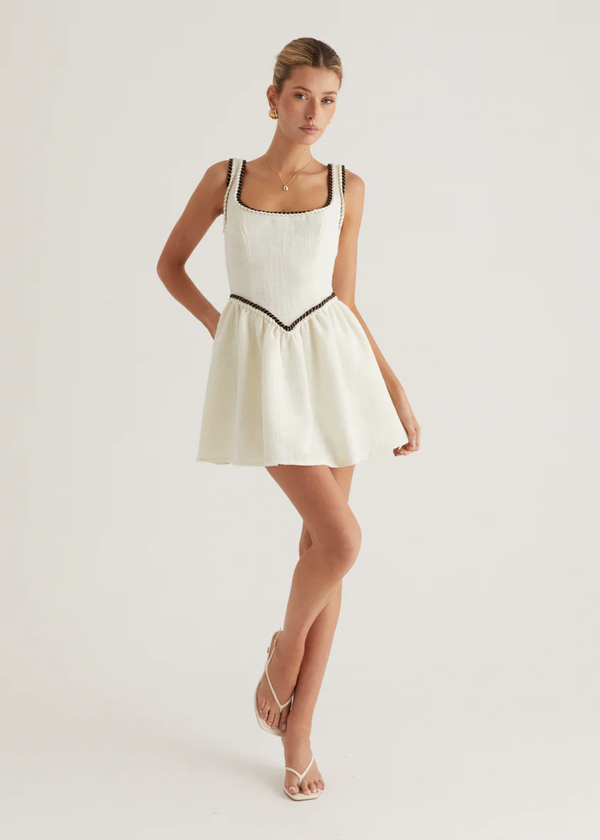 Nirvada Dress - Cream - Image 4