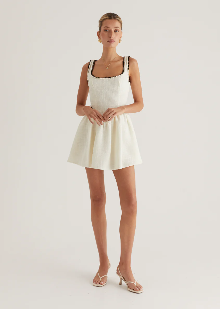Nirvada Dress - Cream - Image 5