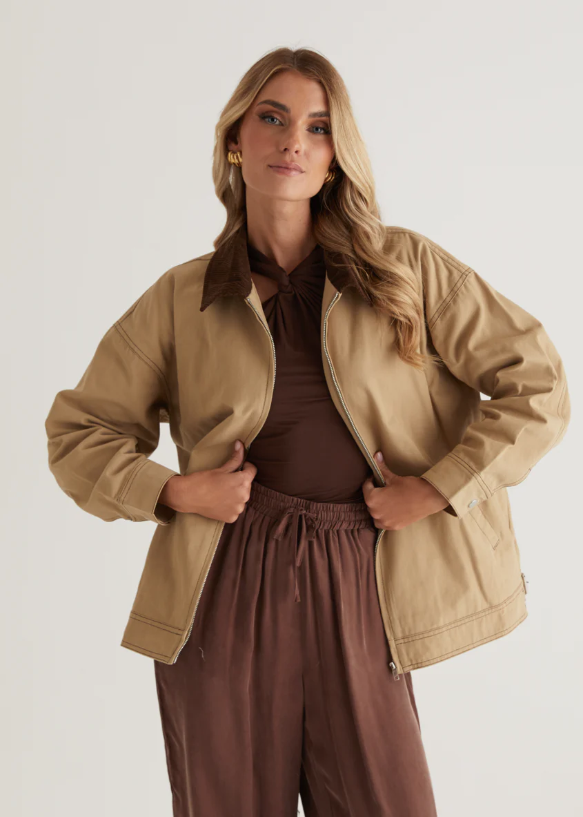 Novalie Jacket - Camel - Image 4