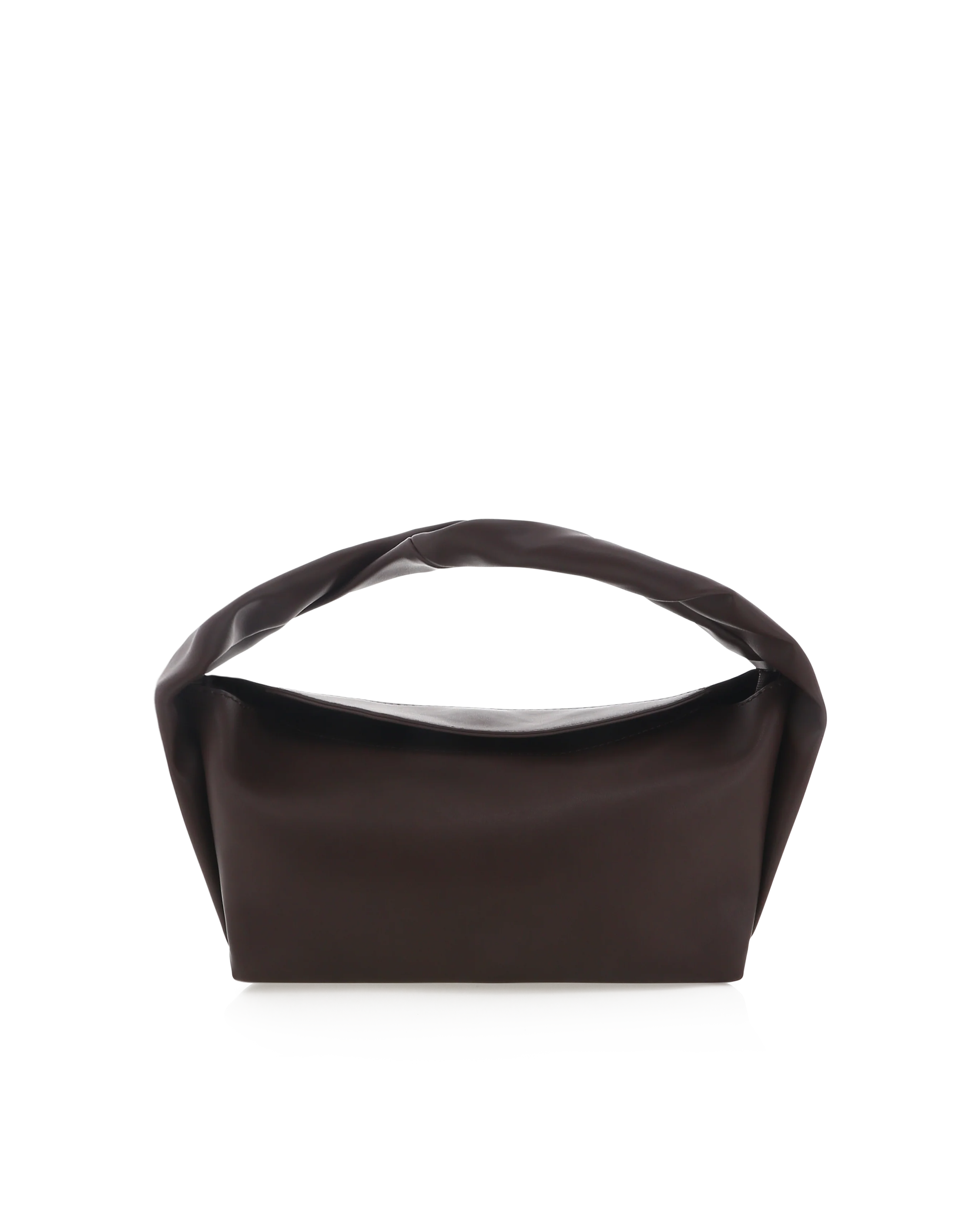 Olive Handle Bag - Chocolate - Image 3
