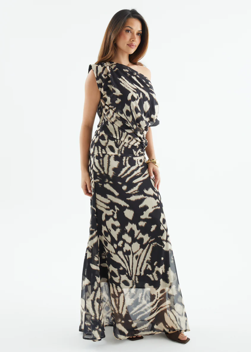 Olsen Off Shoulder Maxi Dress - Butterfly Effect - Image 7