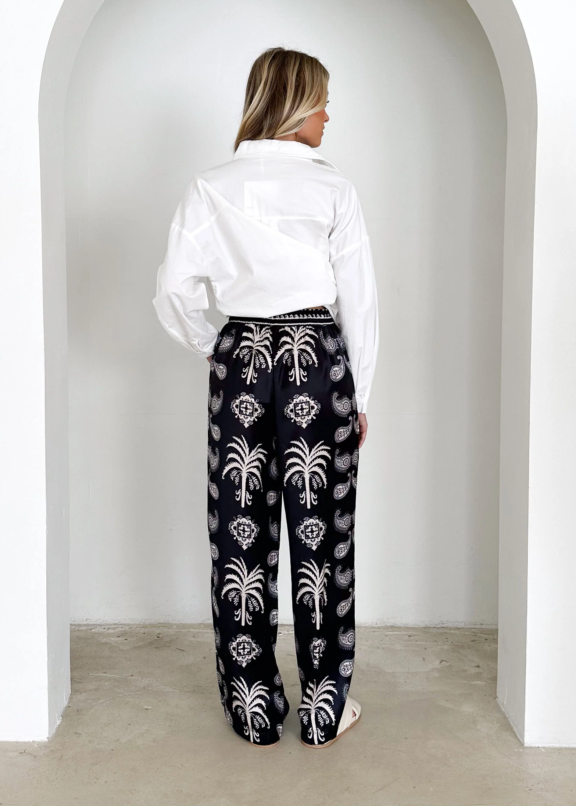 Oltoe Pants - Black Abstract - Image 4