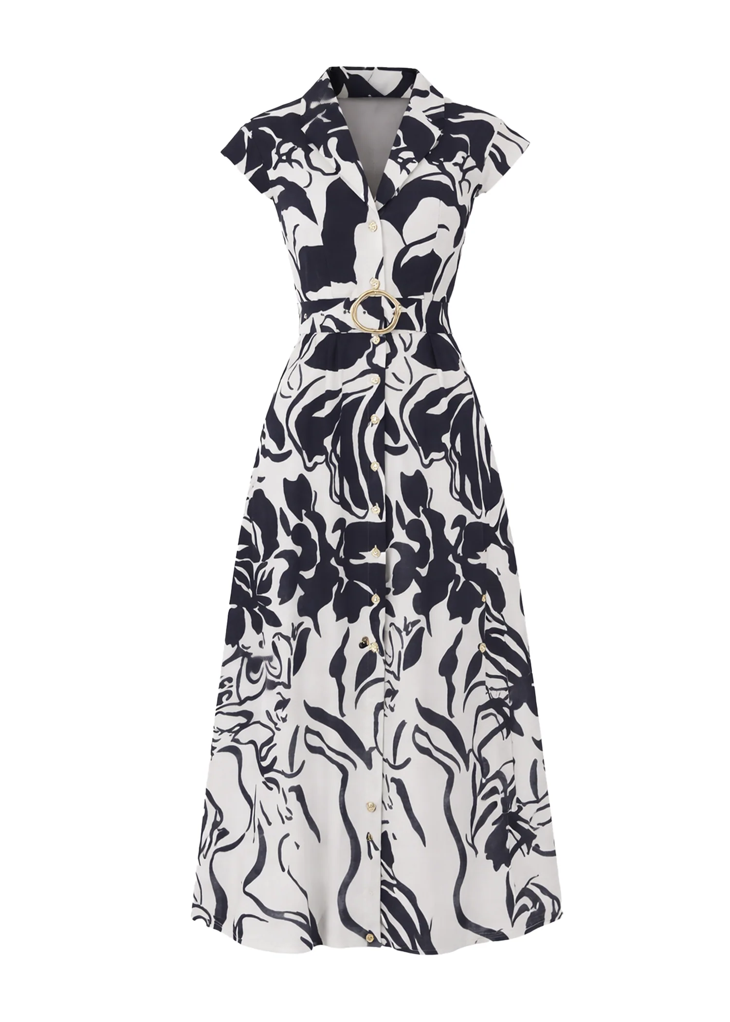 Payson Maxi Dress - Black Floral - Image 2