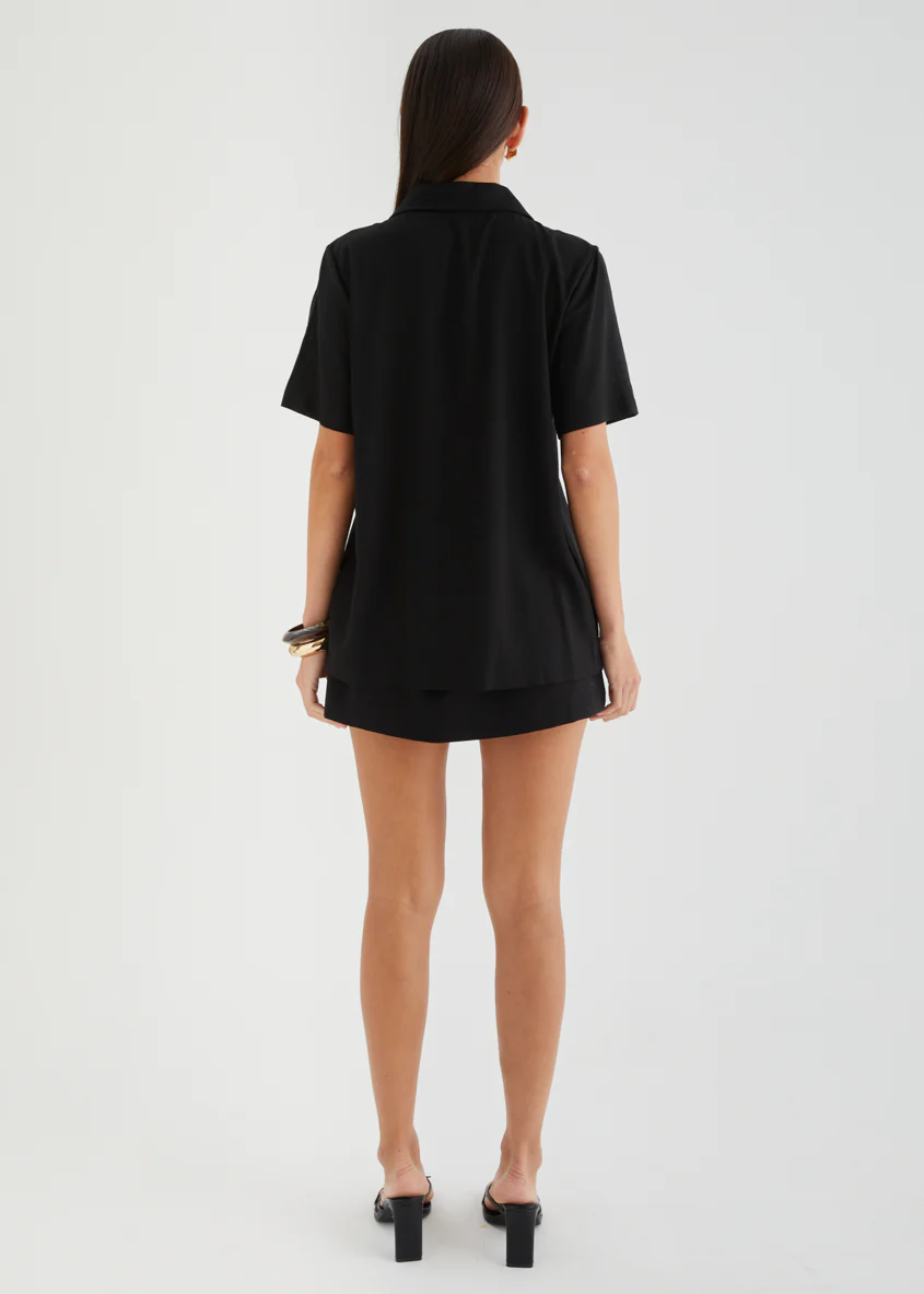 Penelope Shirt - Black - Image 7