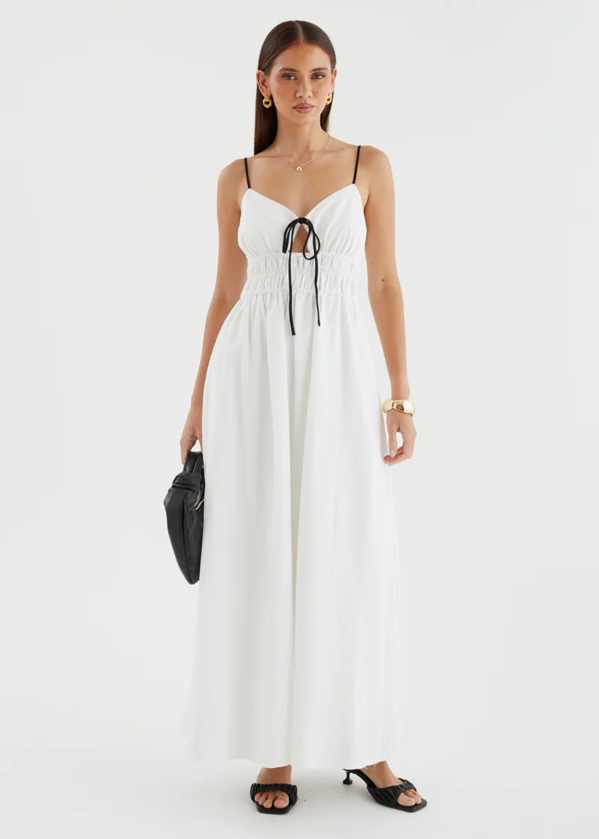 Petross Maxi Dress - White - Image 8