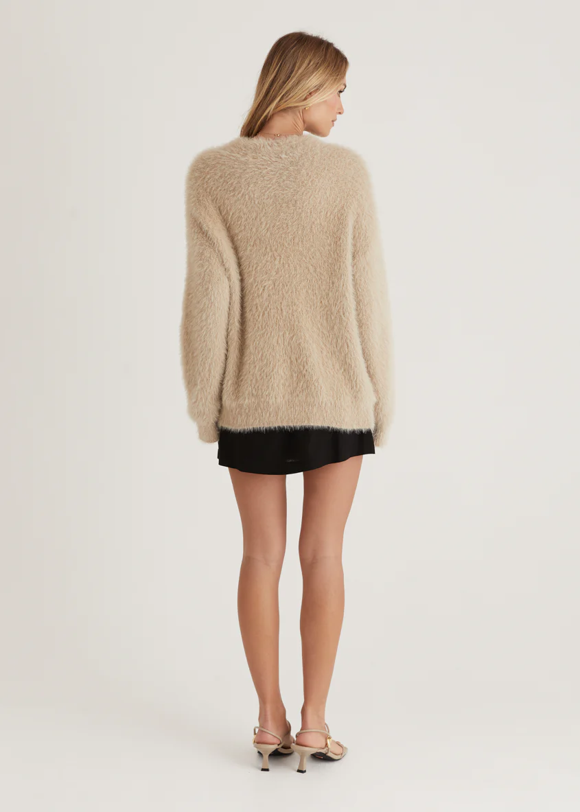 Philly Fluffy Sweater - Oat - Image 9