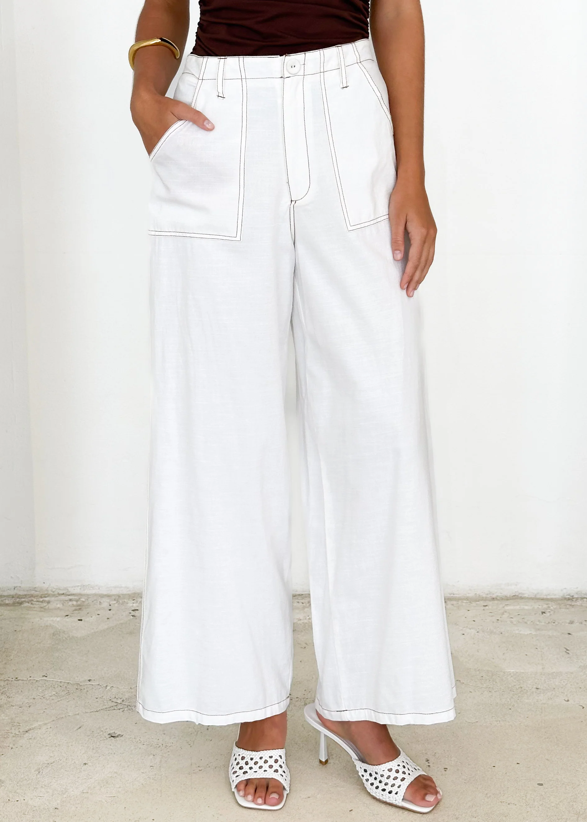 Presley Pants - Off White - Image 11