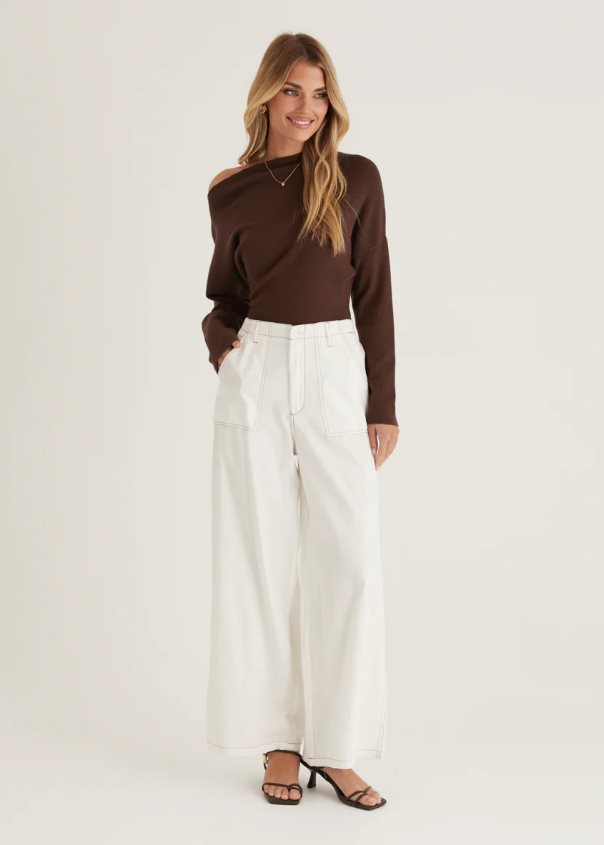Presley Pants - Off White - Image 5