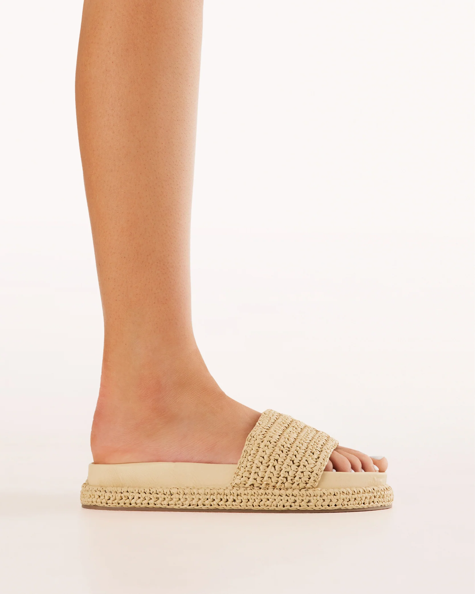 Quartilla Sandals - Natural Raffia - Image 4