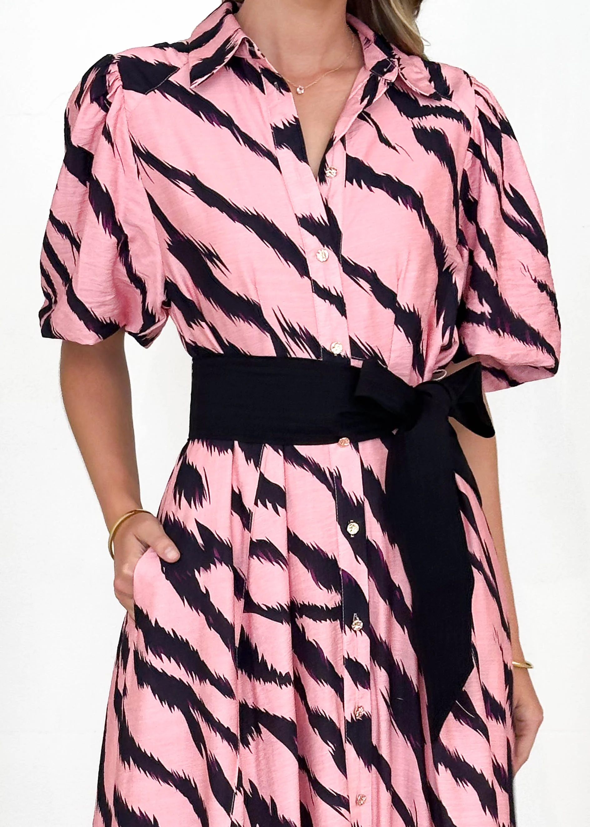 Rambler Maxi Dress - Pink Zebra - Image 11