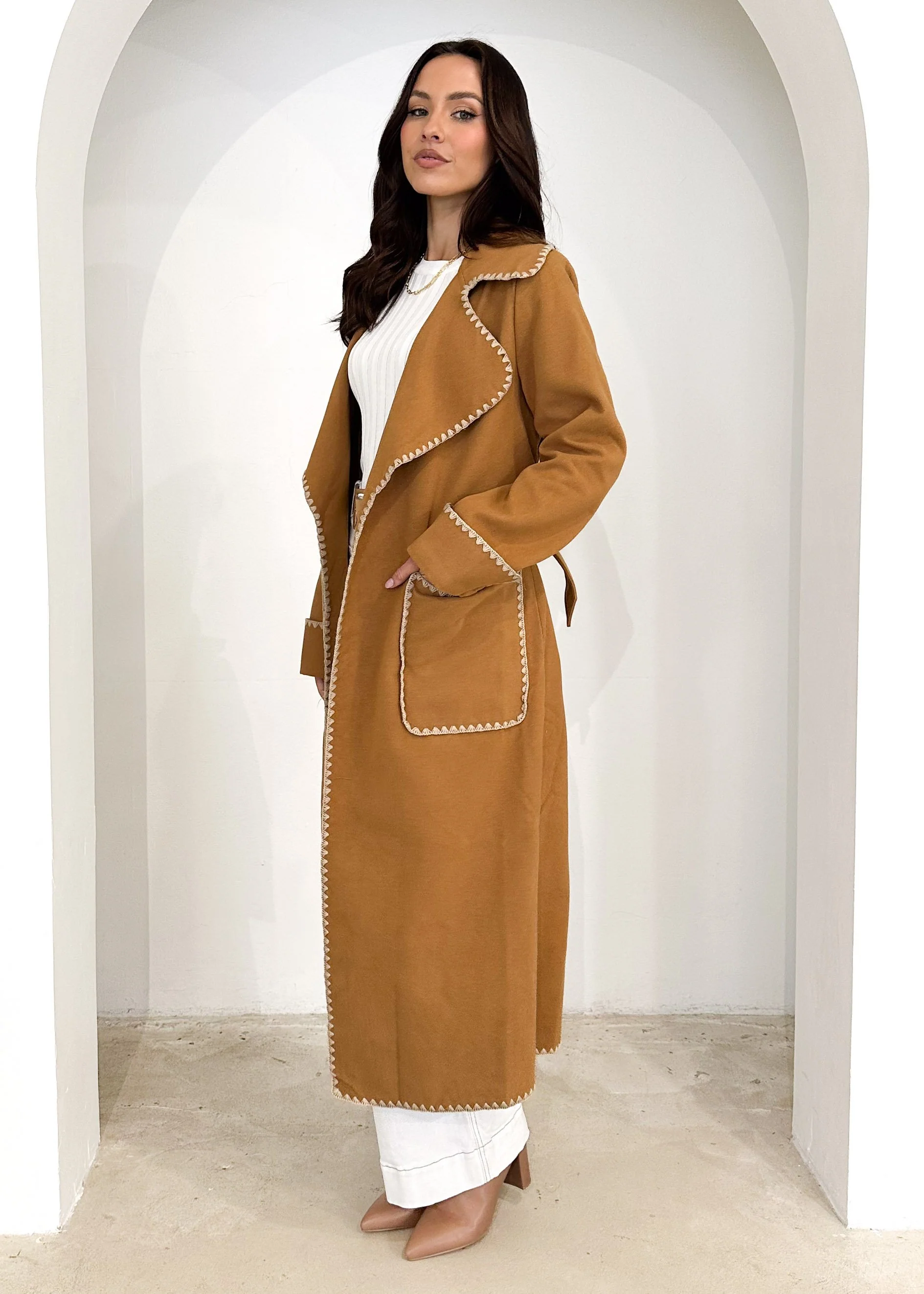 Rechra Coat - Camel - Image 4