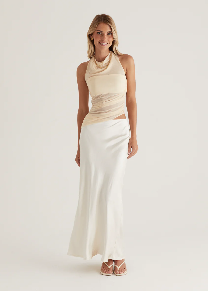 Renata Halter Maxi Dress - Butter - Image 2