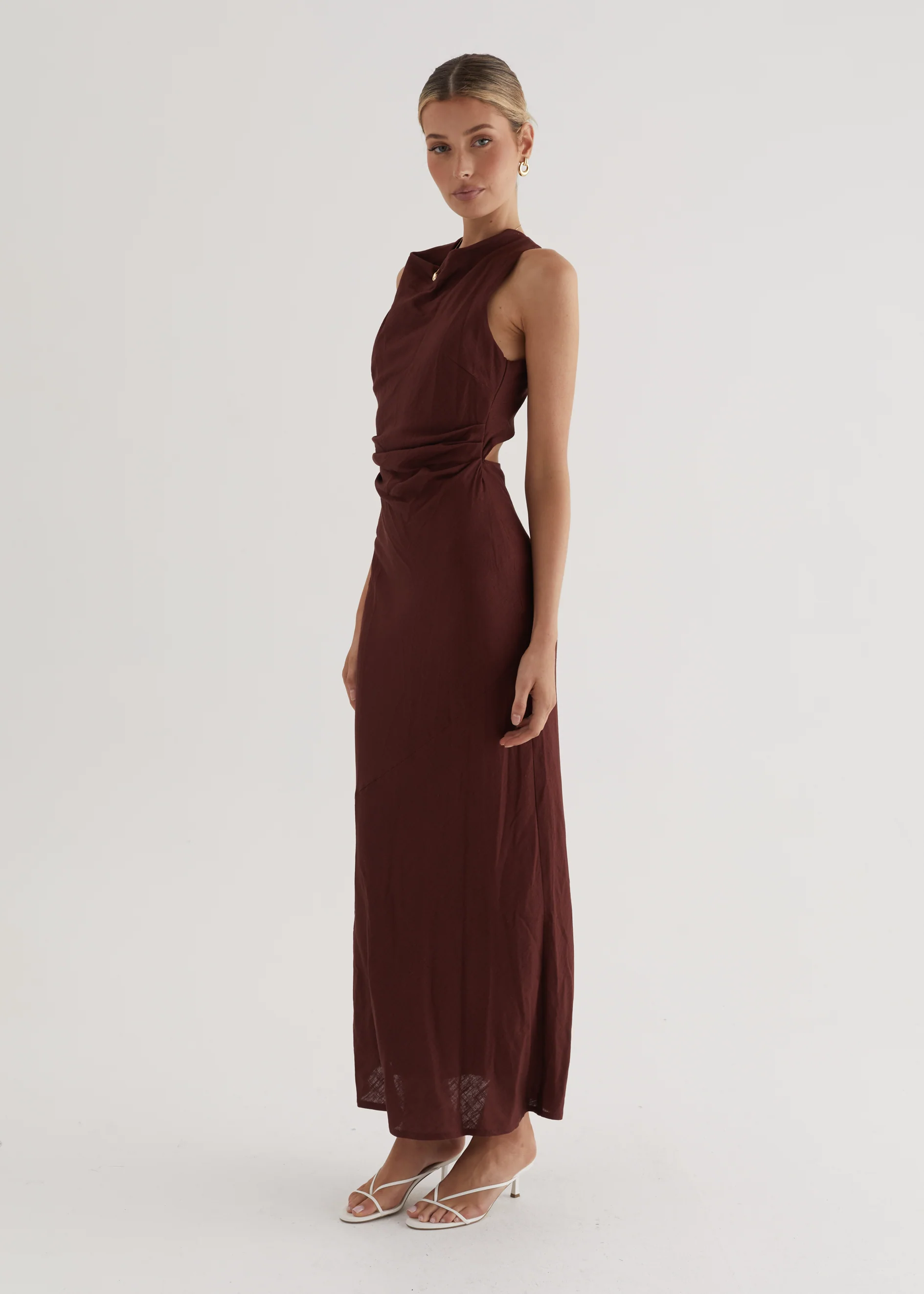 Renata Maxi Dress - Wine - Image 6