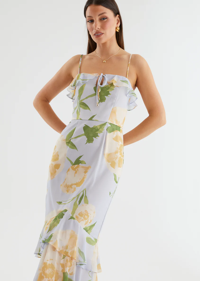 Renn Maxi Dress - Blue Bloom - Image 10