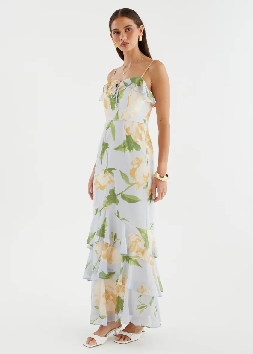 Renn Maxi Dress - Blue Bloom - Image 5