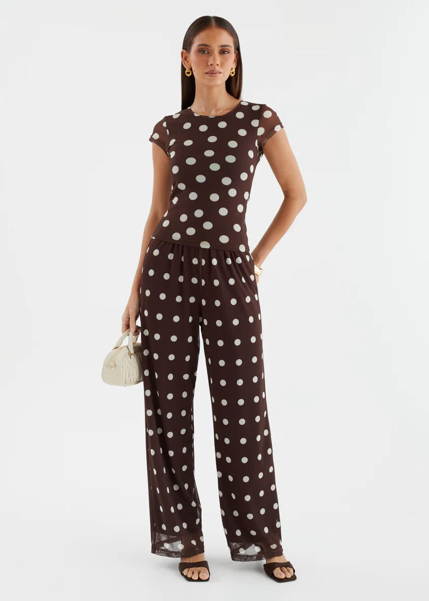 Robyn Mesh Top - Espresso Spot - Image 5