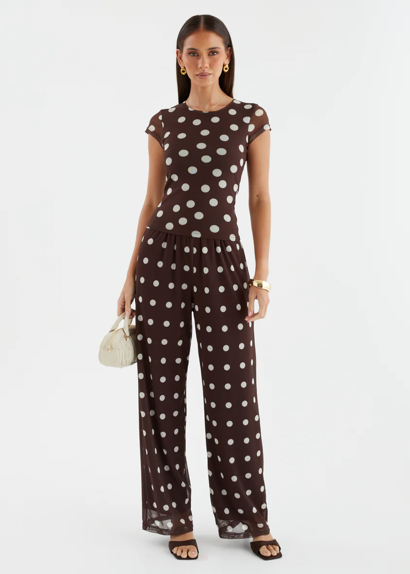 Robyn Mesh Top - Espresso Spot - Image 7