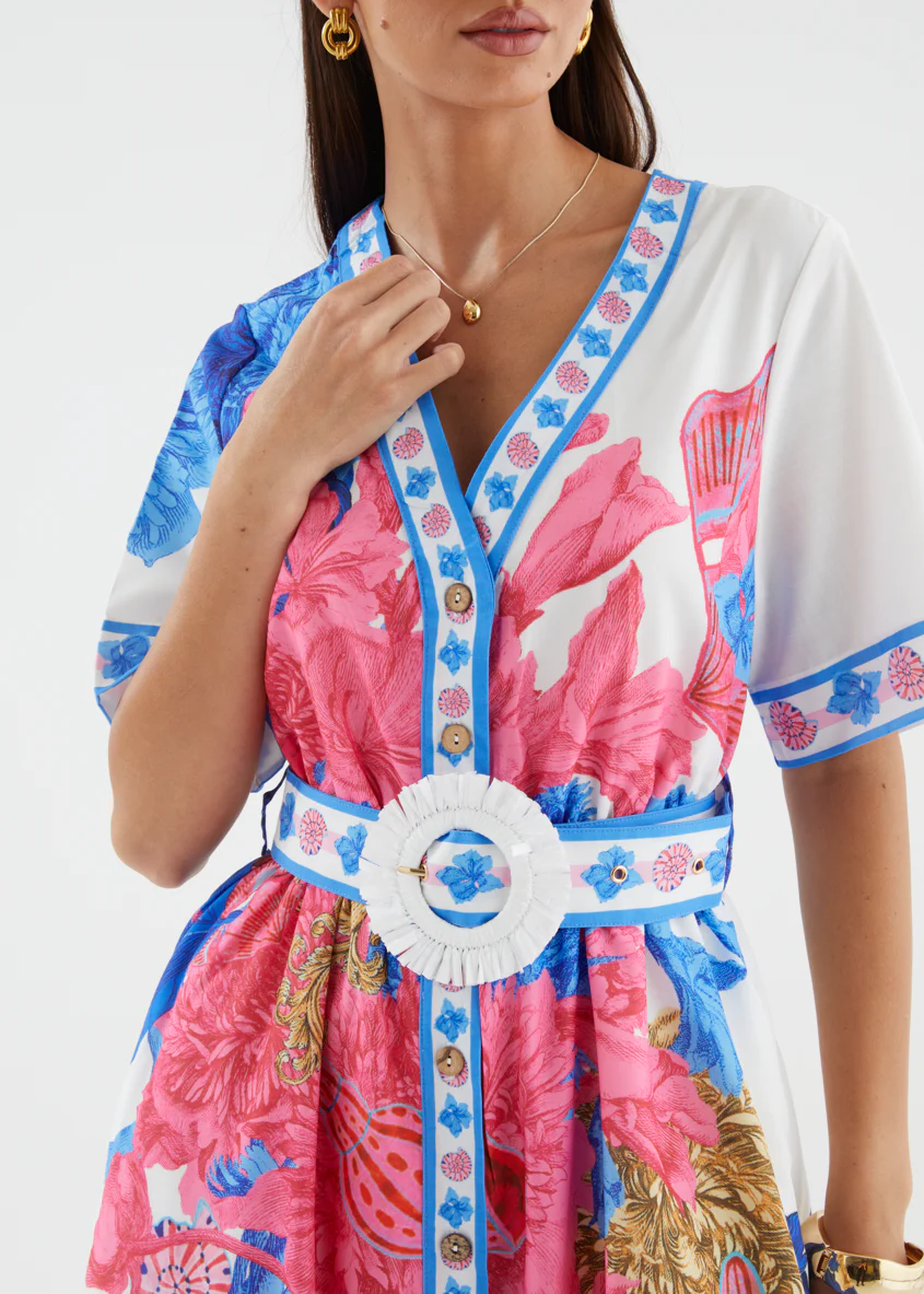 Rochelle Maxi Dress - Ocean Floral - Image 10