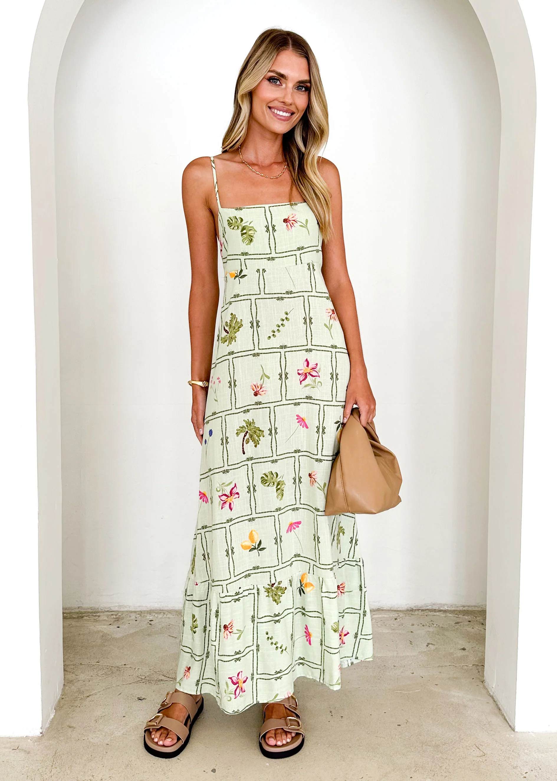 Romara Maxi Dress - Sage Iris - Image 5
