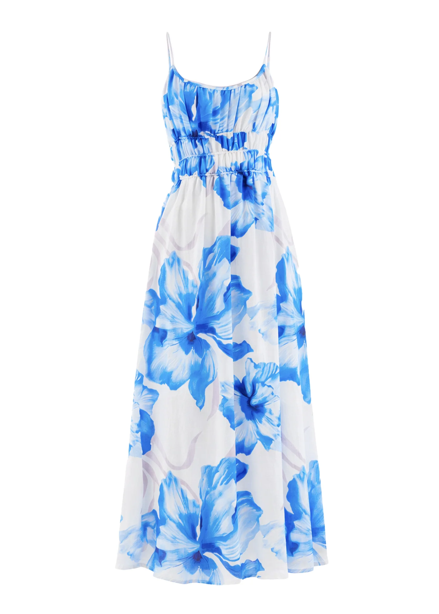 Rylie Maxi Dress - Blue Flowers - Image 2