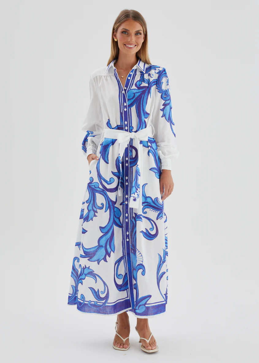 Sage Maxi Dress - Blue Zayna - Image 4
