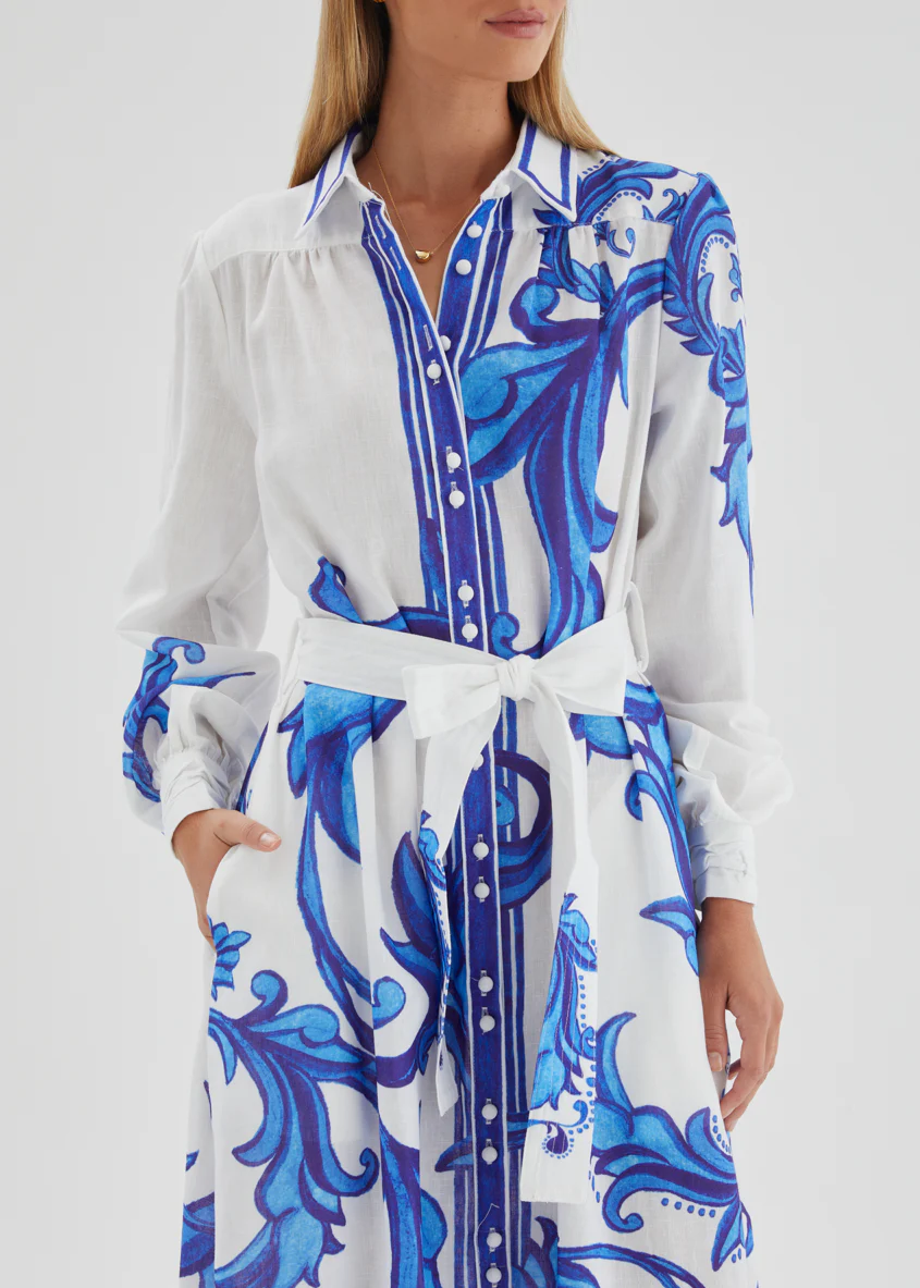 Sage Maxi Dress - Blue Zayna - Image 7