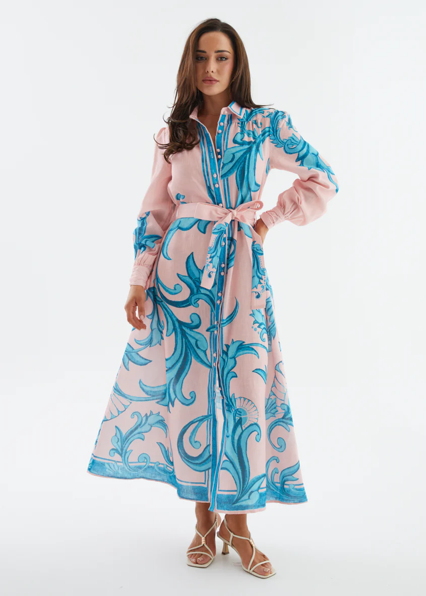 Sage Maxi Dress - Pink Zayna - Image 10