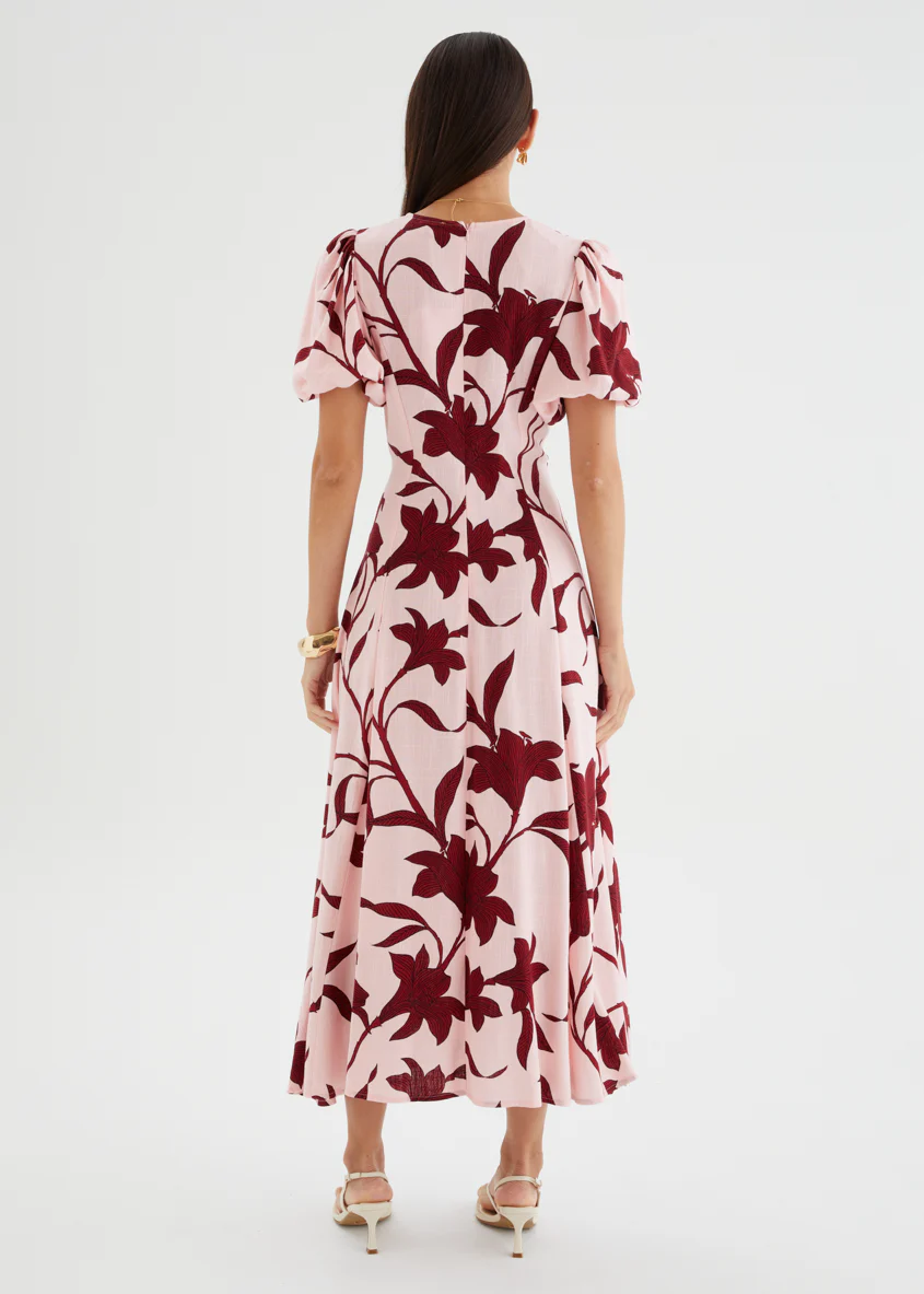Sahara Midi Dress - Chloe Pink - Image 7