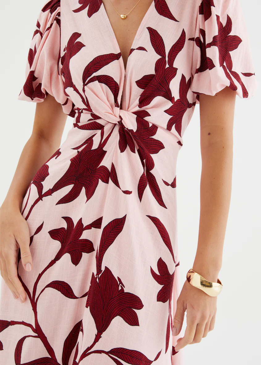 Sahara Midi Dress - Chloe Pink - Image 8