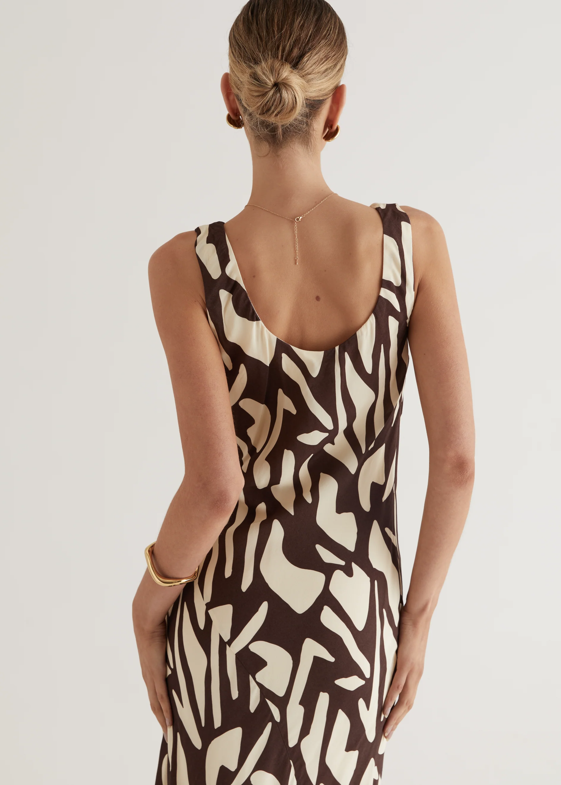 Sambar Maxi Dress - Choc Vanilla - Image 11