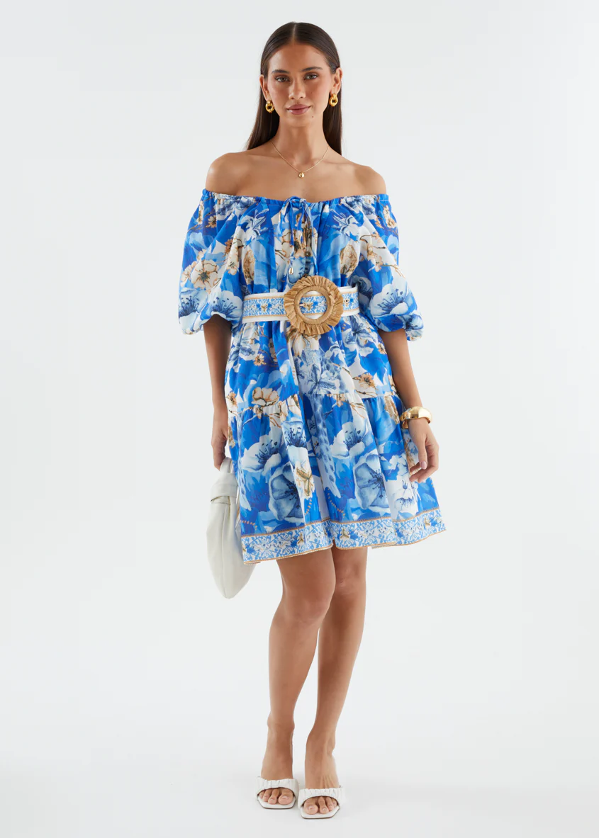 Sarina Dress - Vacanza Sapphire - Image 3