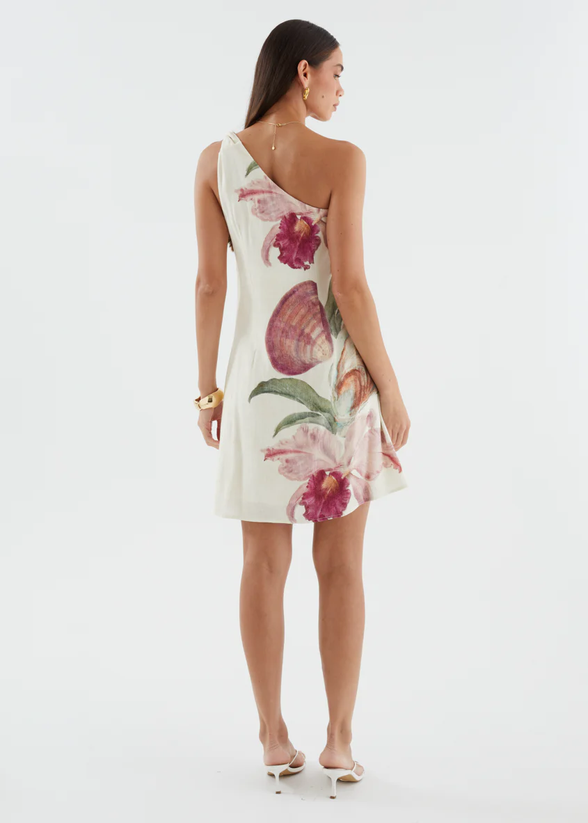 Seika One Shoulder Dress - Sea Siren - Image 8