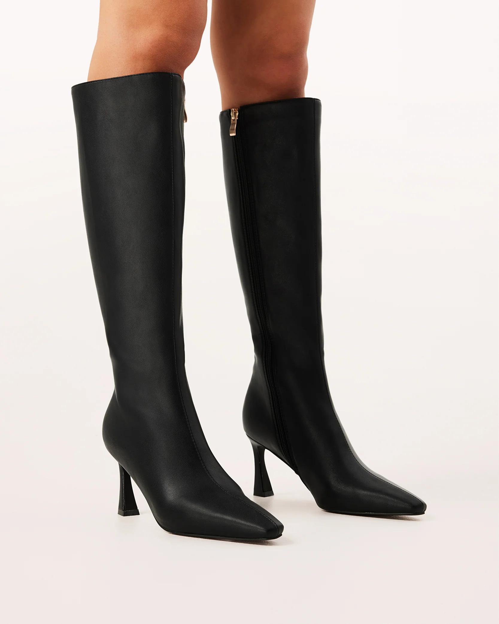 Shyla Knee High Boots - Black - Image 3