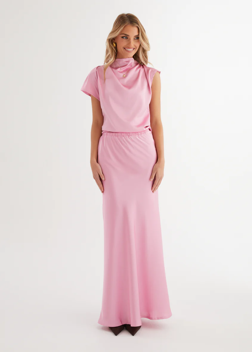 Solace Maxi Skirt - Pink - Image 4