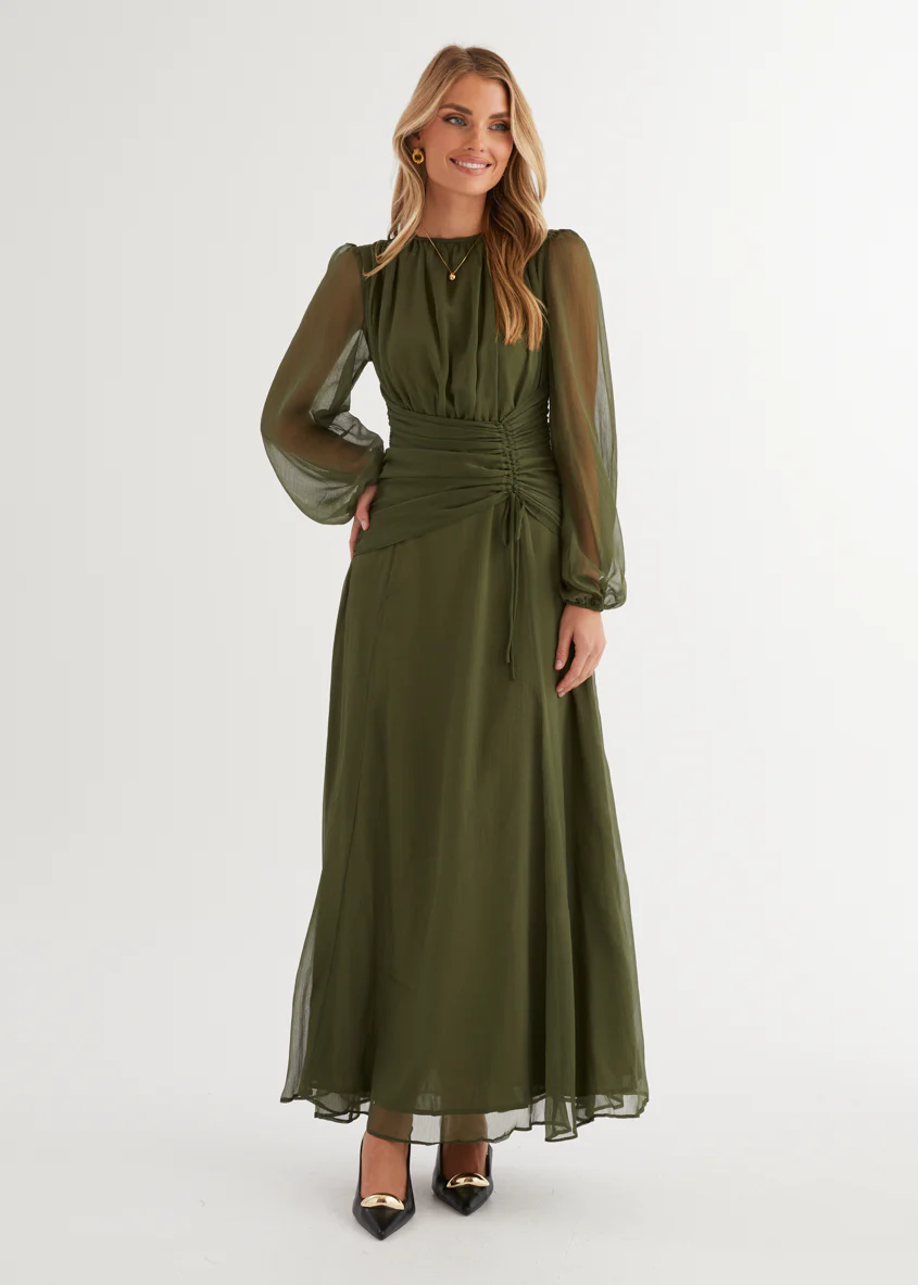 Starstruck Maxi Dress - Olive - Image 8