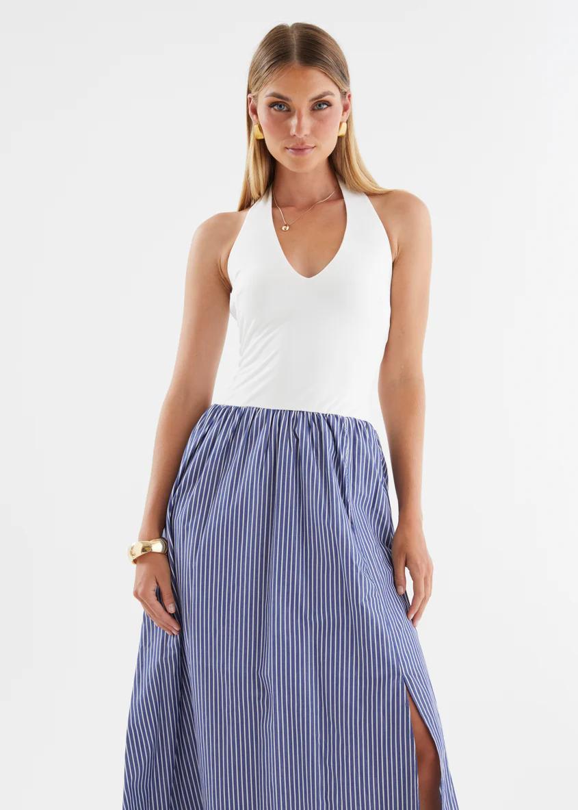Sunni Maxi Dress - Sky Stripe - Image 5