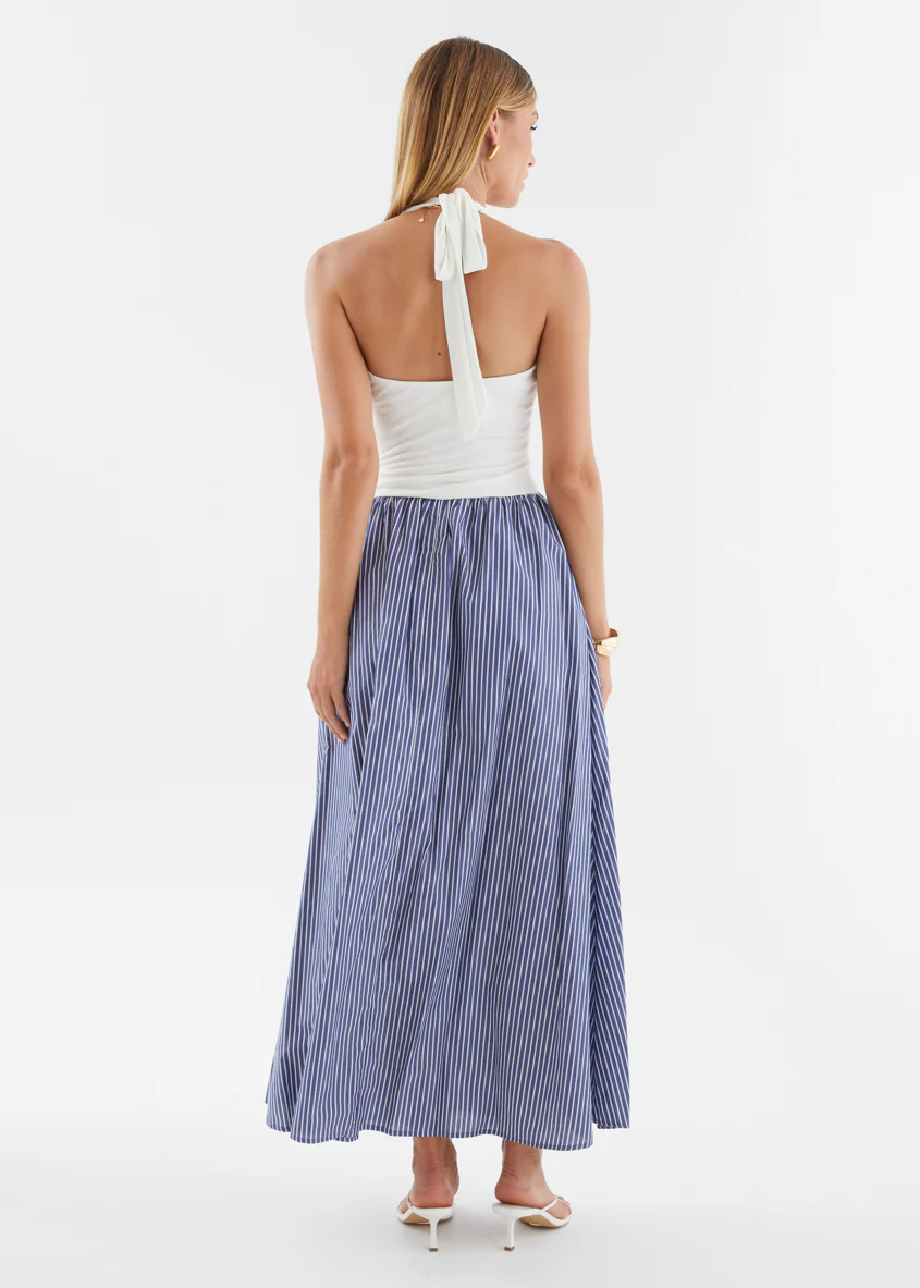 Sunni Maxi Dress - Sky Stripe - Image 8