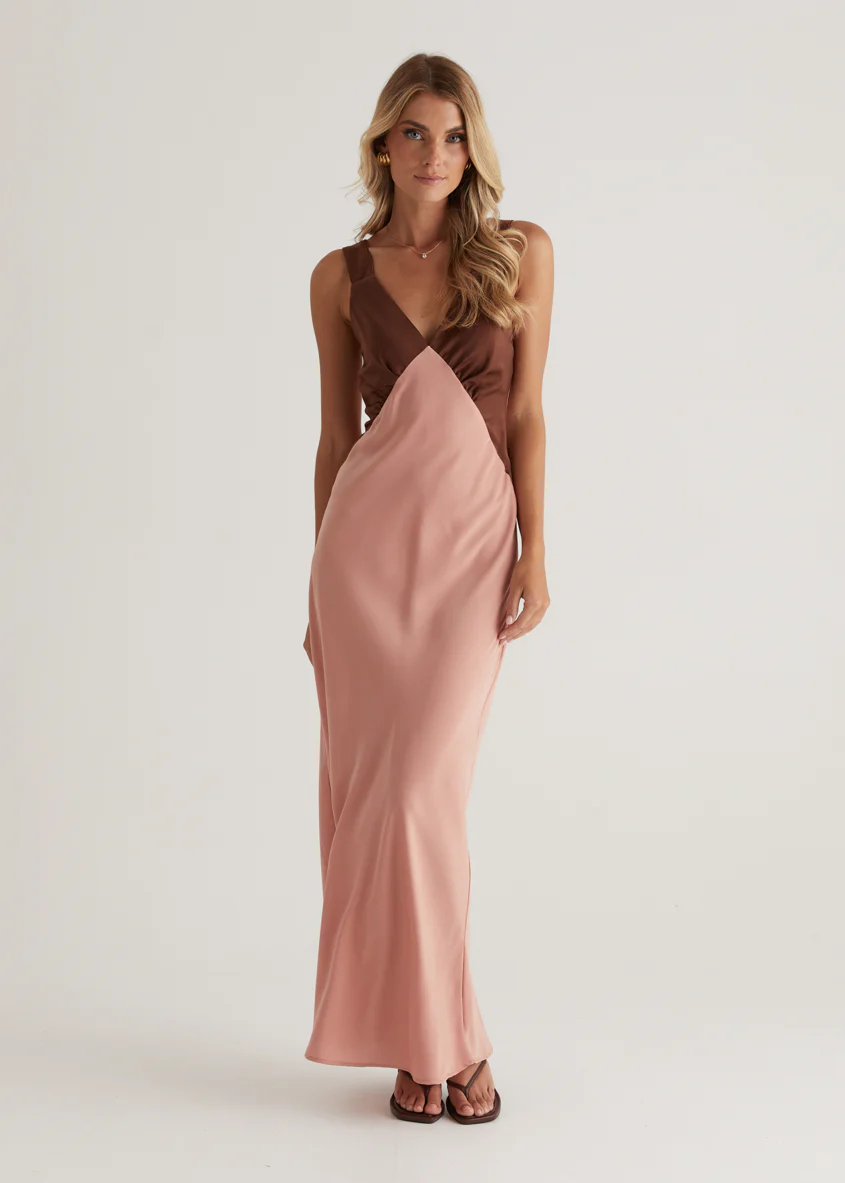 Taleena Maxi Dress - Chocolate Splice - Image 20