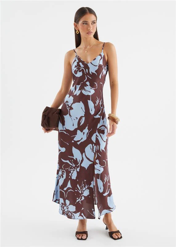 Talelah Maxi Dress - Choc Blue - Image 4